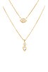 view 2 of 2 Stellar Bezel Charm Necklace Set in Gold