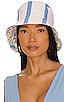 view 1 of 5 Rita Reversible Bucket Hat in Chinoiserie