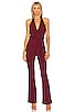 view 1 of 3 Luna Jumpsuit in Mahogany Brown