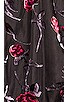 view 4 of 4 ROBE AVA in Black Floral