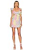 view 1 of 3 Spencer Mini Dress in Pastel Multi Tie Dye