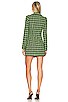 view 3 of 4 Avanti Blazer Dress in Electric Green Tweed
