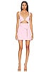view 1 of 4 Matteson Mini Dress in Bubblegum Pink