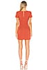 view 3 of 3 Evelyn Dress in Terracotta Orange