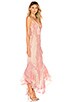 view 2 of 4 Duchess Gown in Nude & Pink