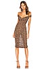 view 1 of 3 Tabitha Midi Dress in Tan Leopard