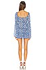 view 3 of 3 Ailish Mini Dress in Blue Ditsy