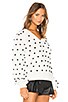 view 2 of 5 Polka Dot Sweater in Ivory & Black