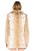 Tatiana Faux Fur Coat, view 3, click to view large image.