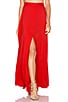 view 1 of 4 Sangria Maxi Skirt in Red
