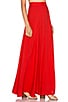 view 2 of 4 Sangria Maxi Skirt in Red