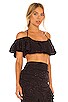 view 2 of 5 Laurena Top in Black