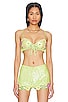 view 1 of 5 Cal Embellished Crop Top in Lime Green