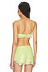 view 3 of 5 Cal Embellished Crop Top in Lime Green