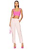 view 4 of 4 Tamal Textured Knit Cropped Top in Pink