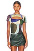 view 2 of 5 x Paloma Elsesser Lace Back Tee in Abstraction