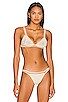 view 1 of 5 Tallulah Bikini Top in cru & Gold