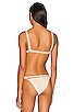 view 3 of 5 Tallulah Bikini Top in cru & Gold