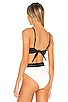 view 3 of 4 Calida Bikini Top in Cream Black