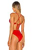 view 3 of 5 Mazlyn Bikini Top in Red