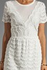 view 5 of 6 Scallop Tier Lace Dress in Marshmallow