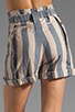 view 6 of 6 Debbie Stripe Short in New Beige Multi