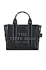 view 1 of 6 The Leather Mini Tote Bag in Black