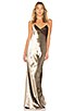 michelle mason bias maxi gown