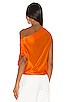 view 4 of 5 x REVOLVE Asymmetrical Drape Top in Kumquat
