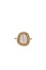 view 1 of 3 Stone Slice Ring in Blue Lace Agate & Gold