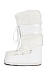 view 5 of 5 Icon Faux Fur Boot in Optical White