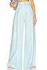 Wide Leg Pleated Linen Pant, view 1, click to view large image.