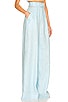 Wide Leg Pleated Linen Pant, view 2, click to view large image.