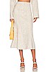 view 1 of 4 Fluted Midi Skirt in Oatmeal