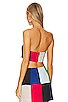 view 3 of 4 Patchwork Bustier Top in Patchwork