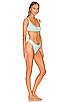view 2 of 3 Anna High-Cut Bikini Set in Aqua