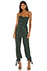 view 1 of 3 x REVOLVE Gwendolyn Jumpsuit in Green Snake