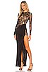 view 1 of 3 x REVOLVE Hillary Gown in Black