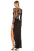 view 3 of 3 x REVOLVE Hillary Gown in Black