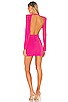 view 3 of 3 x REVOLVE Fena Mini Dress in Fuchsia