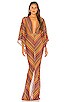 view 1 of 3 x REVOLVE Serinda Maxi Dress in Sunset Stripe