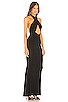 view 2 of 3 x REVOLVE Cross Front Maxi Dress in Black