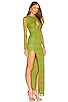 view 2 of 3 x REVOLVE Lauren Maxi Dress in Green Croc