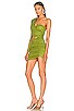view 3 of 5 x REVOLVE Vivienne Mini Dress in Green Croc