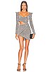 view 1 of 4 x REVOLVE Jeanne Mini Dress in Silver