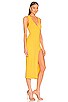view 2 of 3 Variegated Rib Bodycon Dress in Bright Mustard