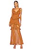 view 1 of 3 x REVOLVE Karys Gown in Rust