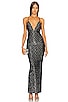 view 1 of 4 x REVOLVE Gina Gown in Black And Silver
