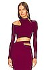 view 1 of 5 X REVOLVE Annalisa Sweater with Cutouts in Dark Raspberry