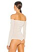 x REVOLVE Jace Off Shoulder Bodysuit, view 4 of 5, click to view large image.